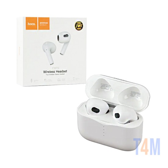 Auscultador sem fio Hoco Bluetooth EW09 Soundman Branco